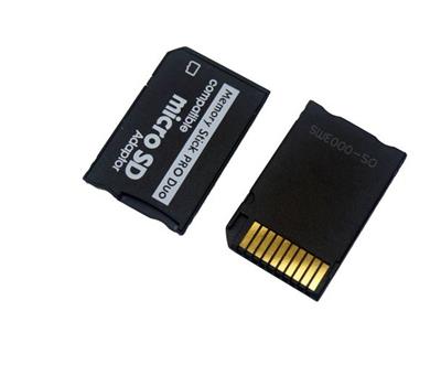 Micro SD (SDHC/ TF) to MS Pro Duo Card Converter