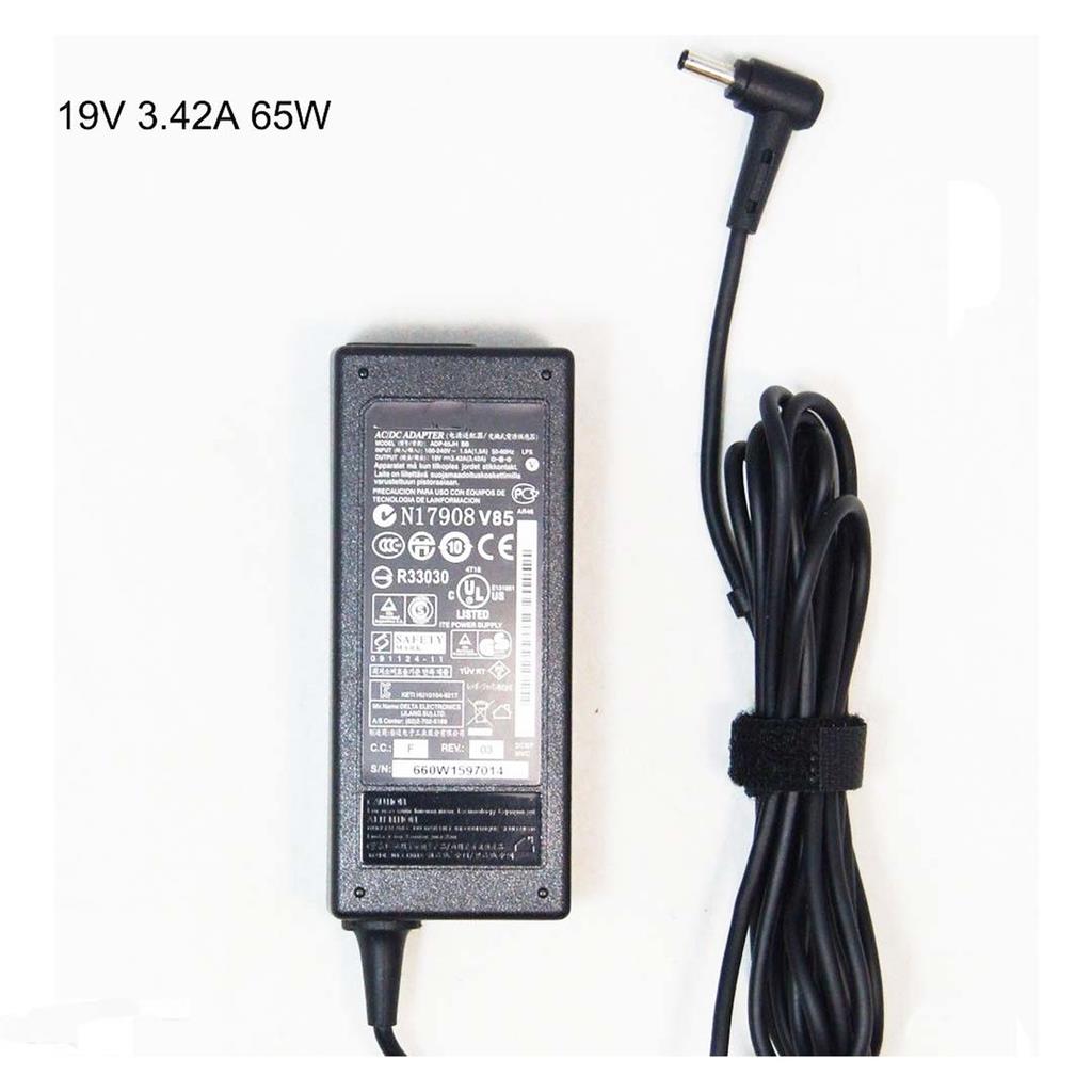 65W Charger Adapter for ASUS B400A with short 10.5MM Center Pin (19V 3.42A 4.5mmx3.0 mm)