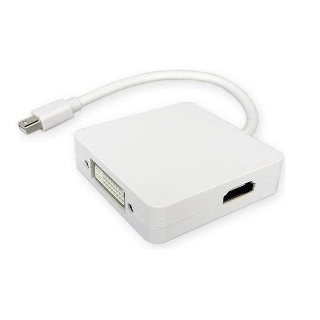 3-in-1 Mini DisplayPort to DP HDMI DVI  Adapter Cable