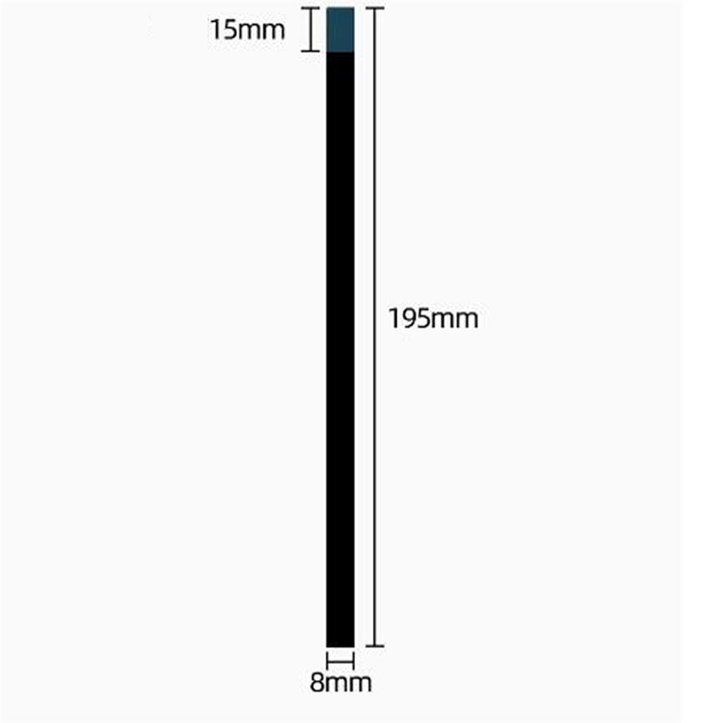 LCD Double Sided Tape For Laptop Screens Without Fixings 195*8*0.3MM Black
