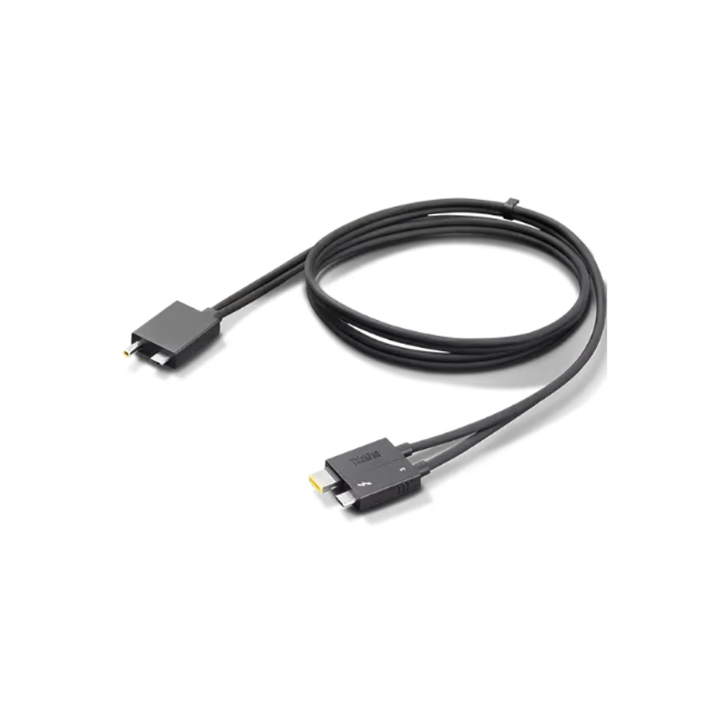 ThinkPad Thunderbolt 4 WorkStation Dock Split Cable 0.7m, P/N:4X91K16970, Pulled