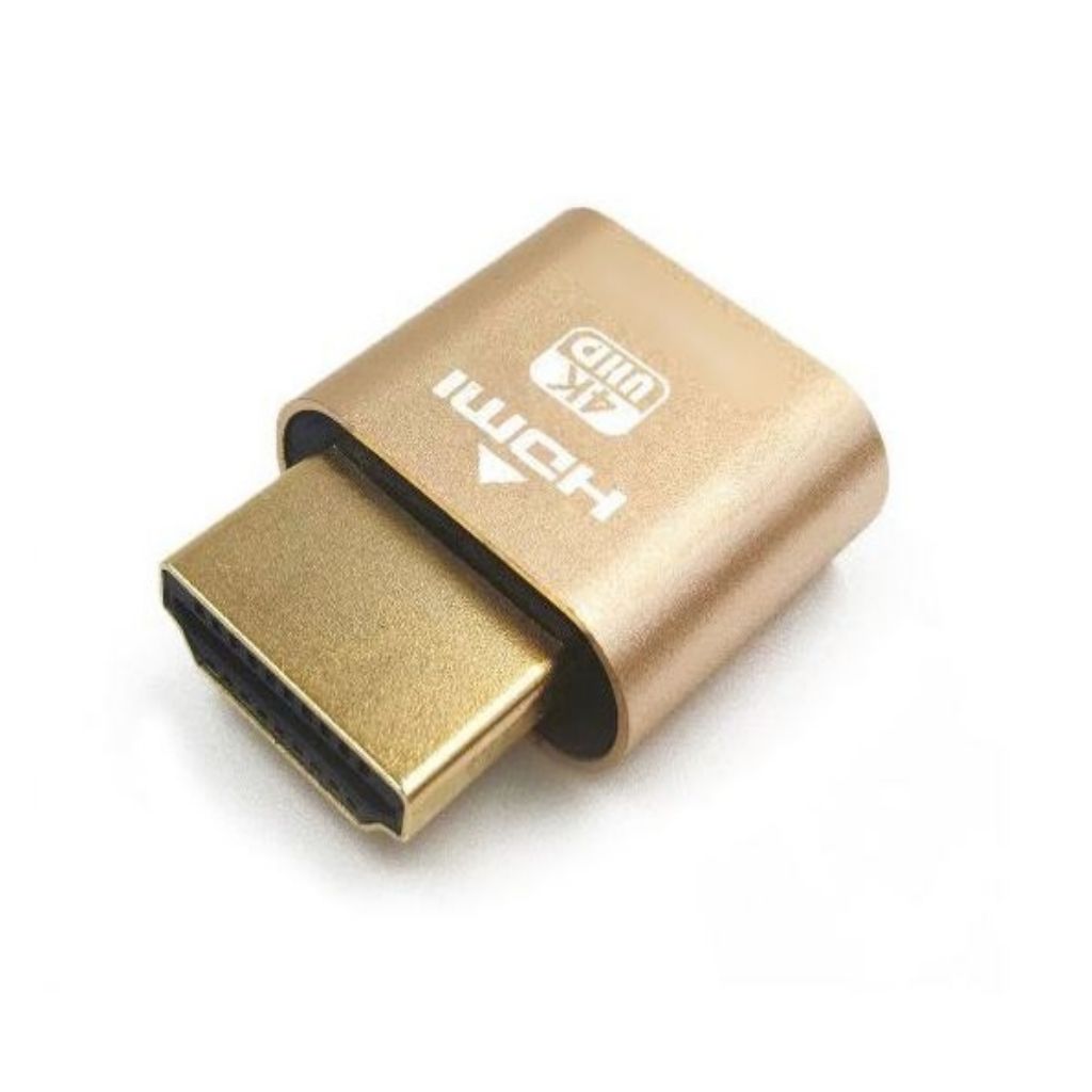 HDMI EDID DDC Dummy Plug, Up to 4K Resolution (4K needs HDMI 2.0 Support)