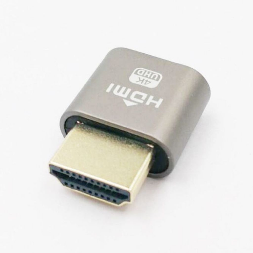 HDMI EDID DDC Dummy Plug, Up to 4K Resolution (4K needs HDMI 2.0 Support)
