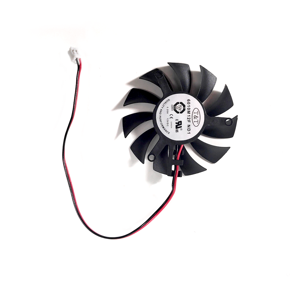 Cooling Fan for Video Graphic Card 2-wire 2-pin