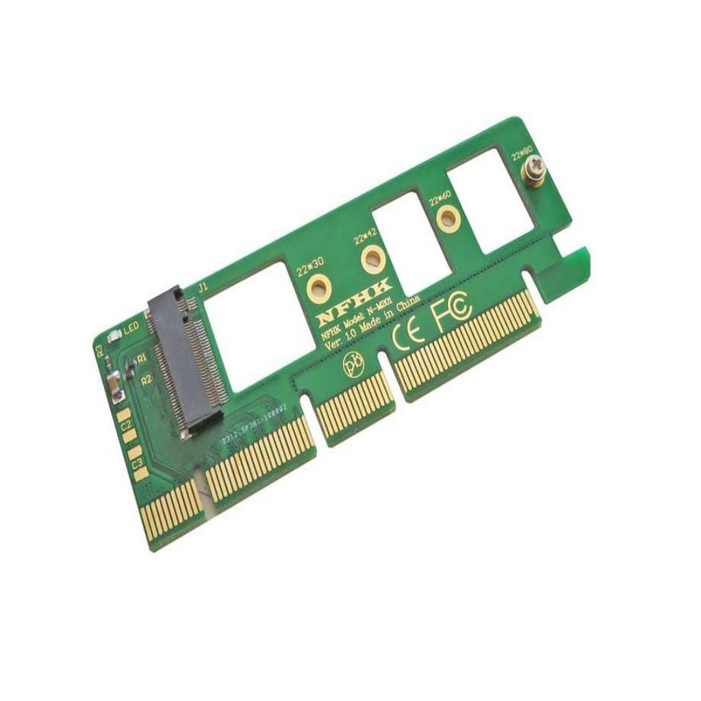 NVMe SSD (M-Key) NGFF TO PCIE 3.0 X16 Converter, Suppor 2230-2280 Size m.2