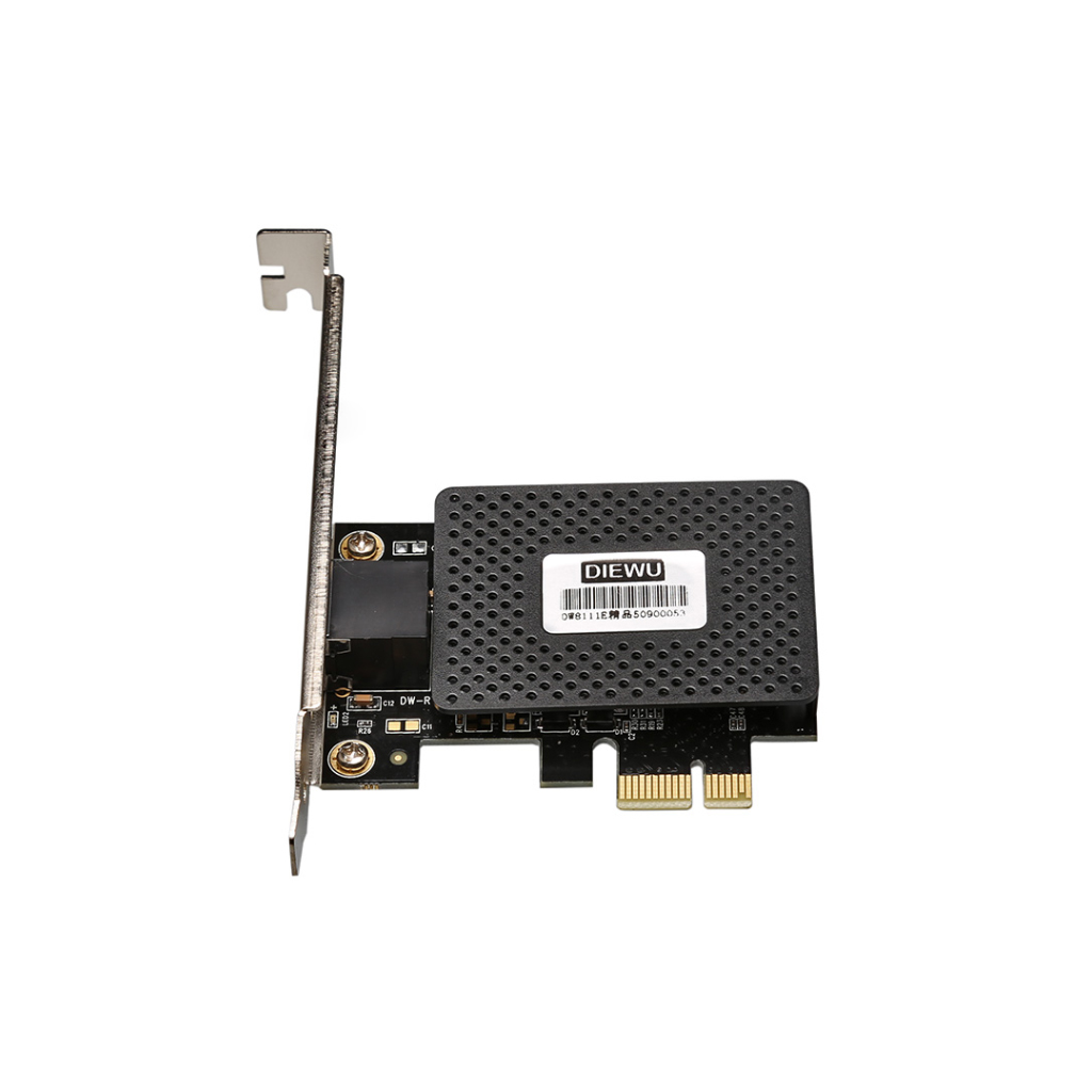 Diewu PCIE Gigabit LAN Adapter with Low Profile