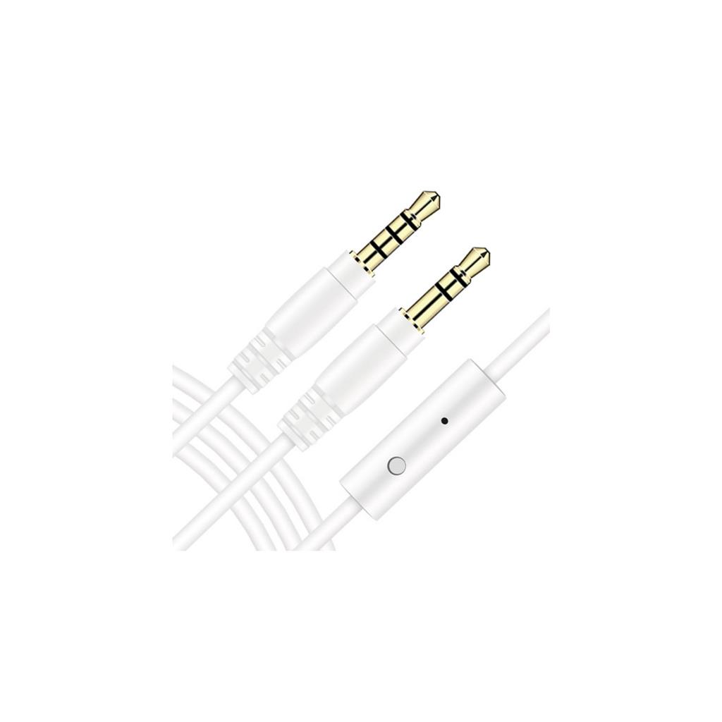 Stereo Jack 3.5mm M/M with Microphone AUX Cable, 1.5M