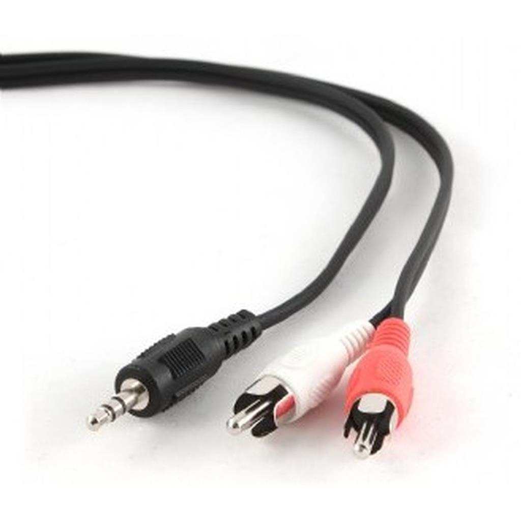 Cablexpert Jack 3.5mm to RCA-cinch Stereo, 2.5m,CCA-458-2.5M