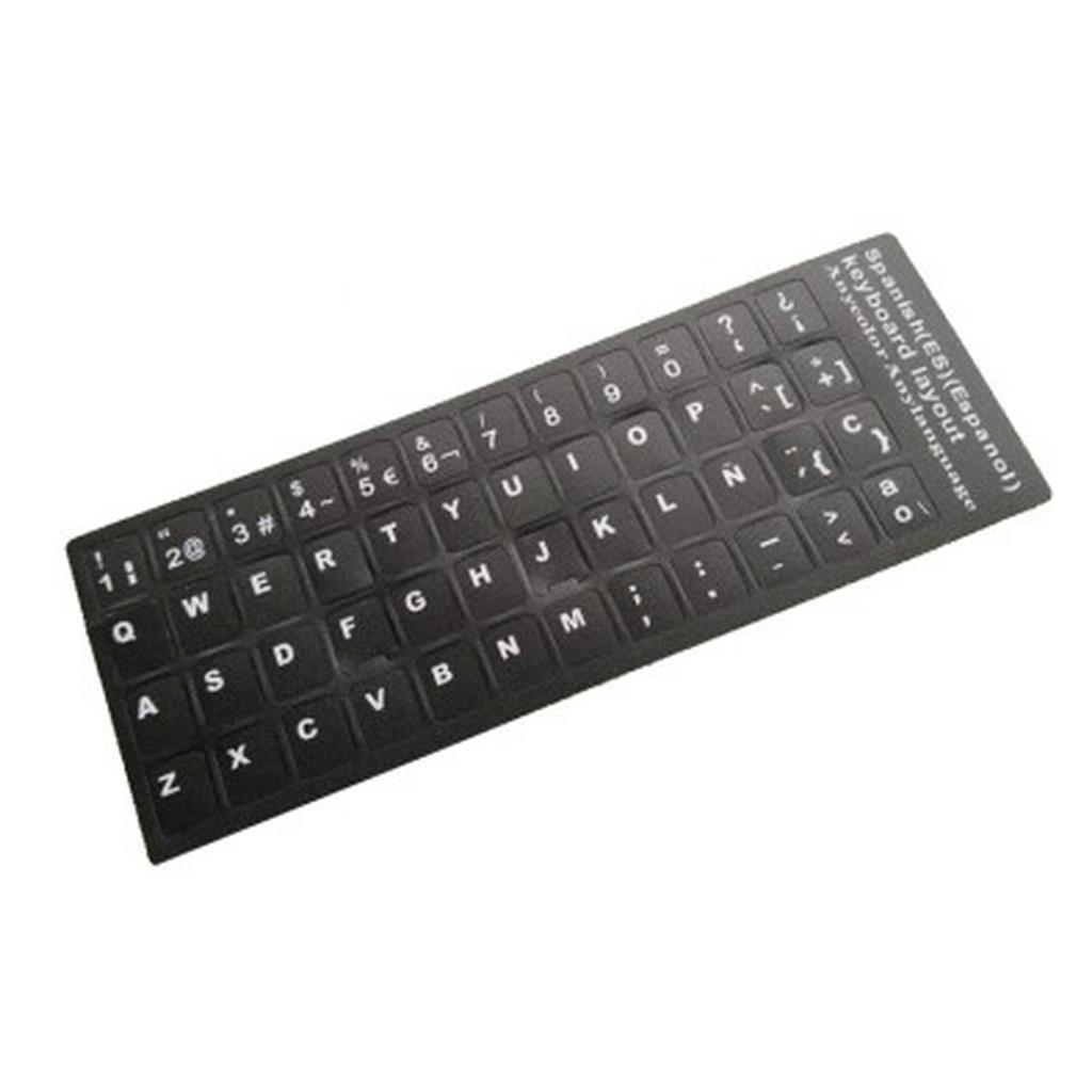 Notebook Keyboard Stickers SP Black-White
