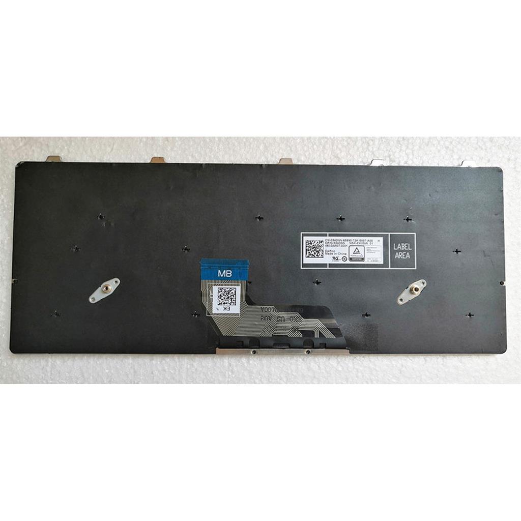 Notebook keyboard for Dell Latitude 3180 3189 3380 with frame Assemble