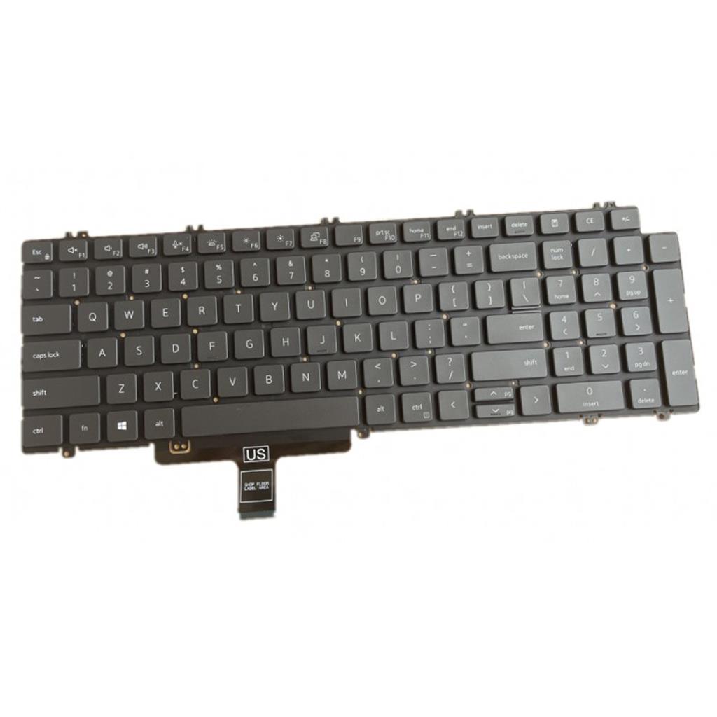 Notebook keyboard for Dell Latitude 5520 5530 Precision 3560 with backlit