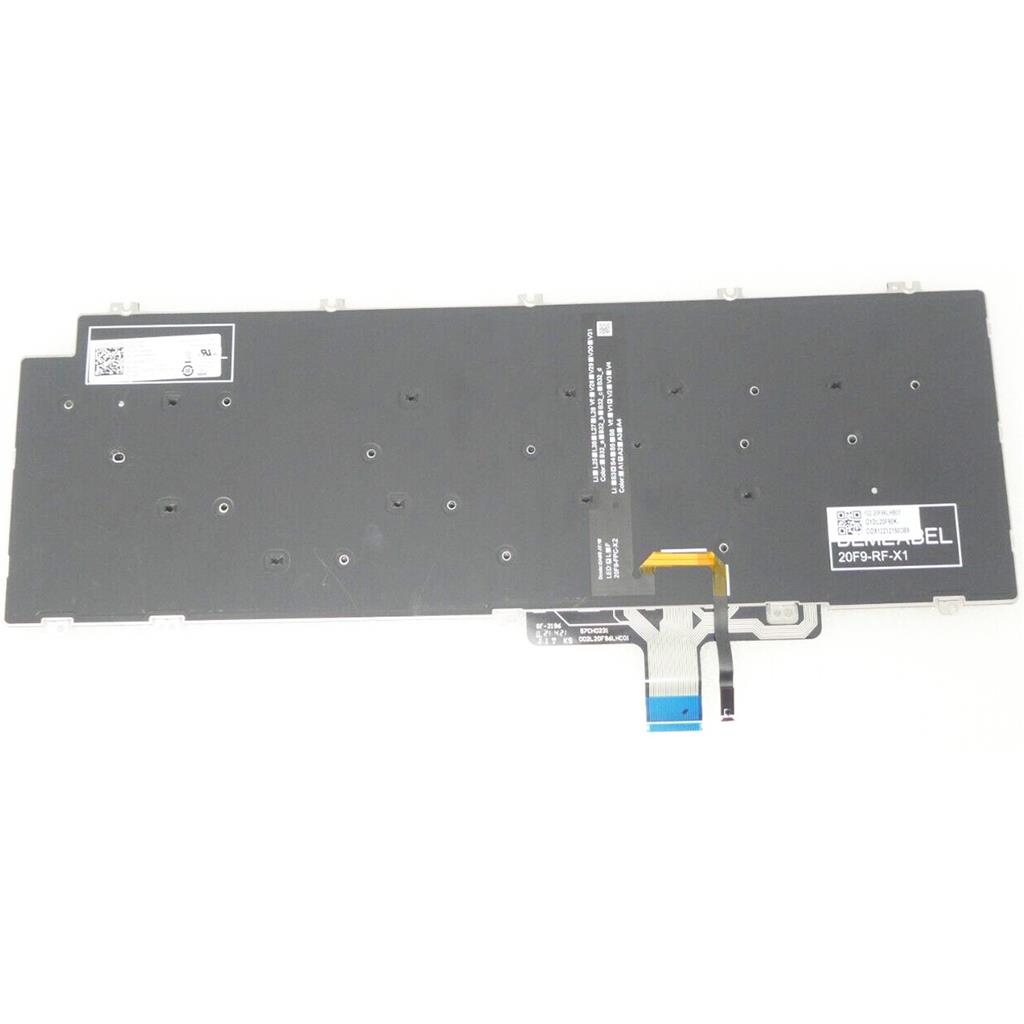 Notebook keyboard for Dell Latitude 5520 5530 with backlit AZERTY