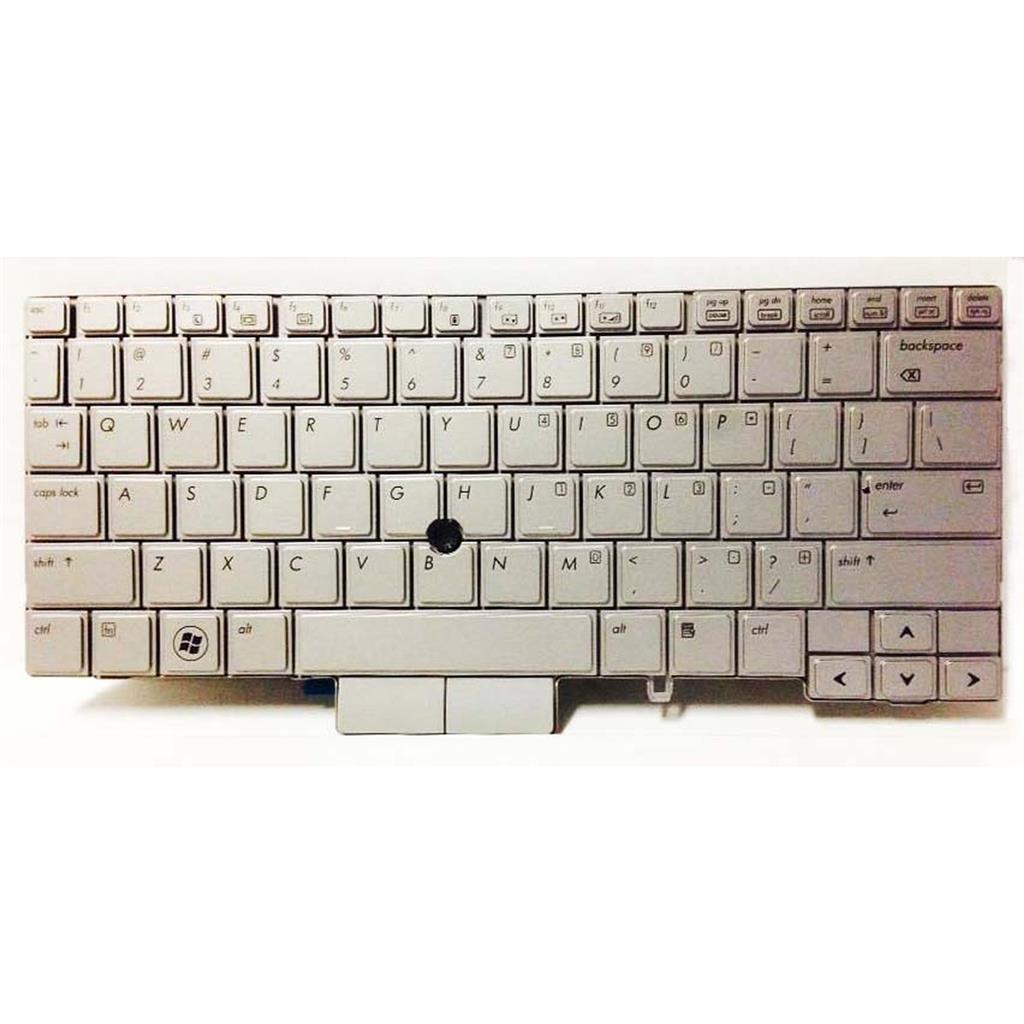 Notebook keyboard for HP Elitebook 2740P  with pointstick Silver