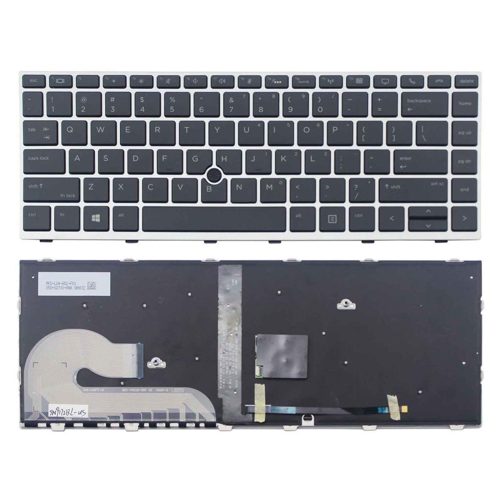 Notebook keyboard for HP EliteBook 745 840 G5 G6 with backlit Assemble
