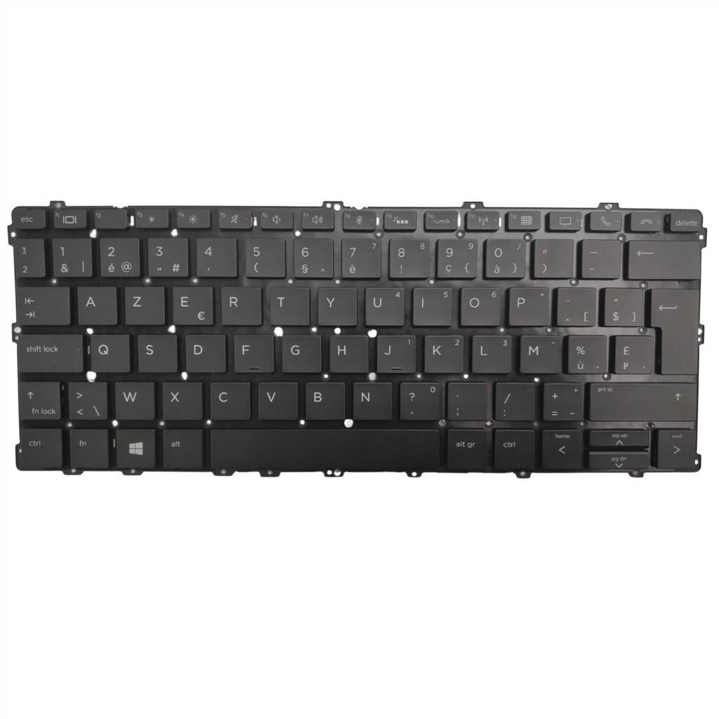 Notebook keyboard for HP EliteBook X360 1030 G2 with backlit big 'Enter' AZERTY
