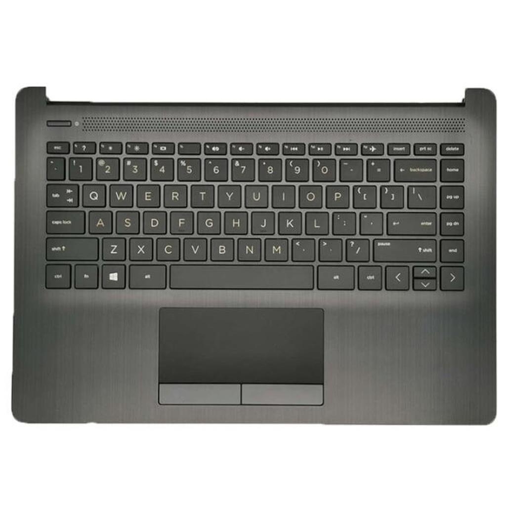 Notebook keyboard for HP 14-CM 14-CK with topcase black pulled