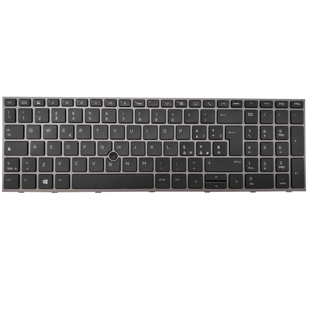 Notebook keyboard for HP Zbook 15 17 G5 G6 with backlit Italian Assemble