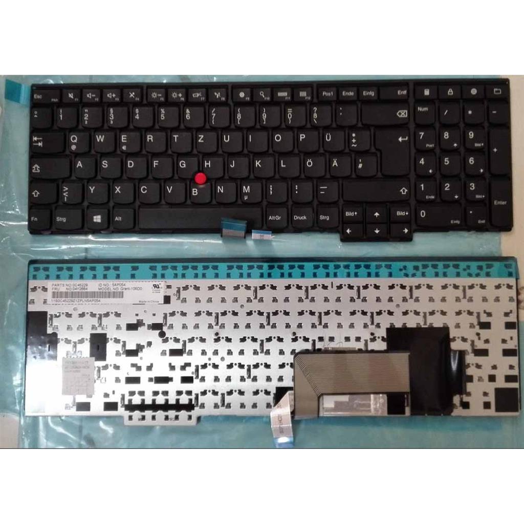 Notebook keyboard for IBM /Lenovo ThinkPad Edge E531 E540 E545 L540 without backlit German