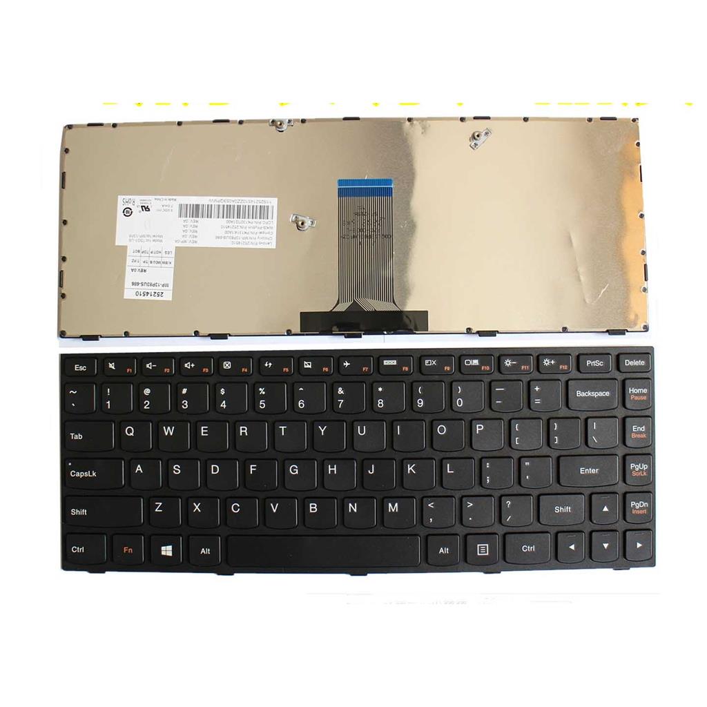Notebook keyboard for Lenovo IdeaPad B40-30 B40-45 with black frame