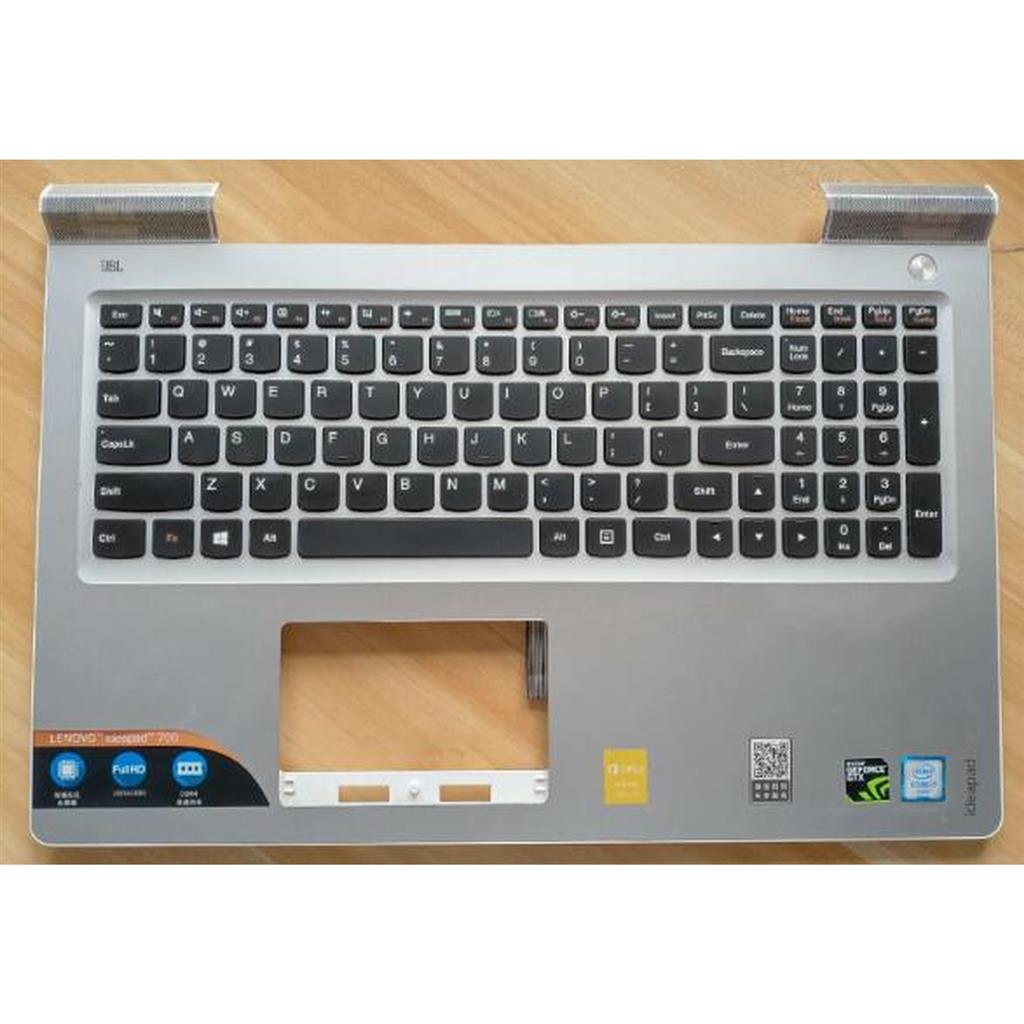 Notebook keyboard for Lenovo IdeaPad 700-17ISK with topcase big 'Enter'