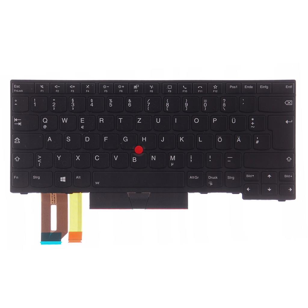 Notebook keyboard for Lenovo Thinkpad E480 L480 T480S with backlit German Assemble