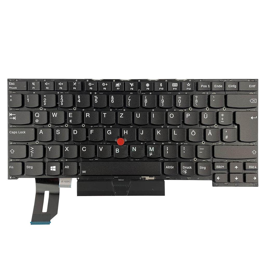 Notebook keyboard for Lenovo Thinkpad T490S T495S with backlit German