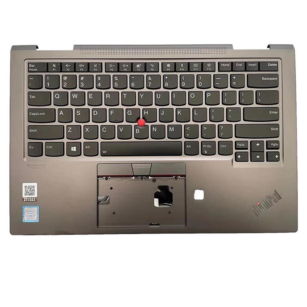 Notebook keyboard for Lenovo ThinkPad X1 Yoga 4th with topcase pulled 2019