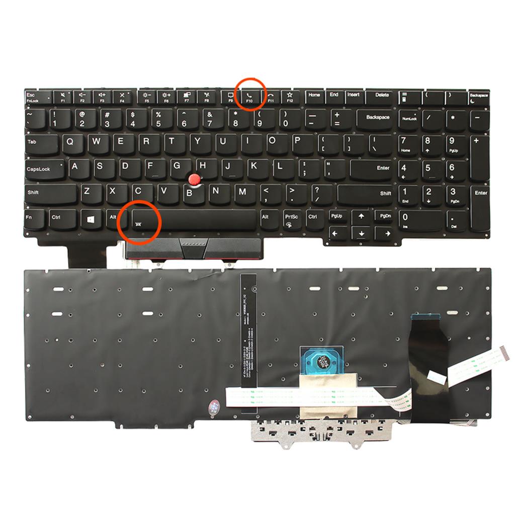 Notebook keyboard for Lenovo ThinkPad E15 Gen2 Gen 3 Gen 4 with backlit