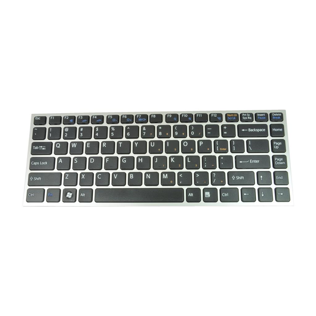 Notebook keyboard for SONY VPC-Y2  VPC-Y11 silver frame