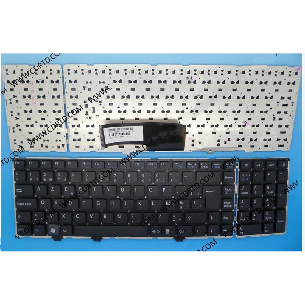 Notebook keyboard for Sony VAIO VGN-AW without frame AZERTY
