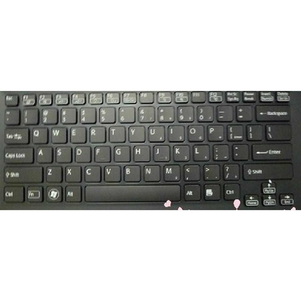 Notebook keyboard for Sony VPCSA VPCSB VPCSD  black, without frame ,with backlit