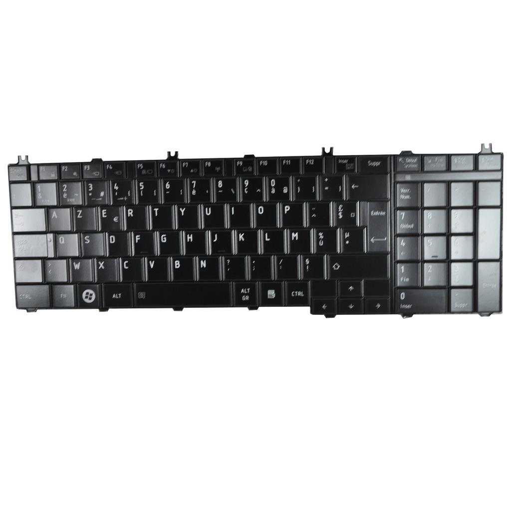 Notebook keyboard for Toshiba Satellite C650 L650 L670 black Azerty