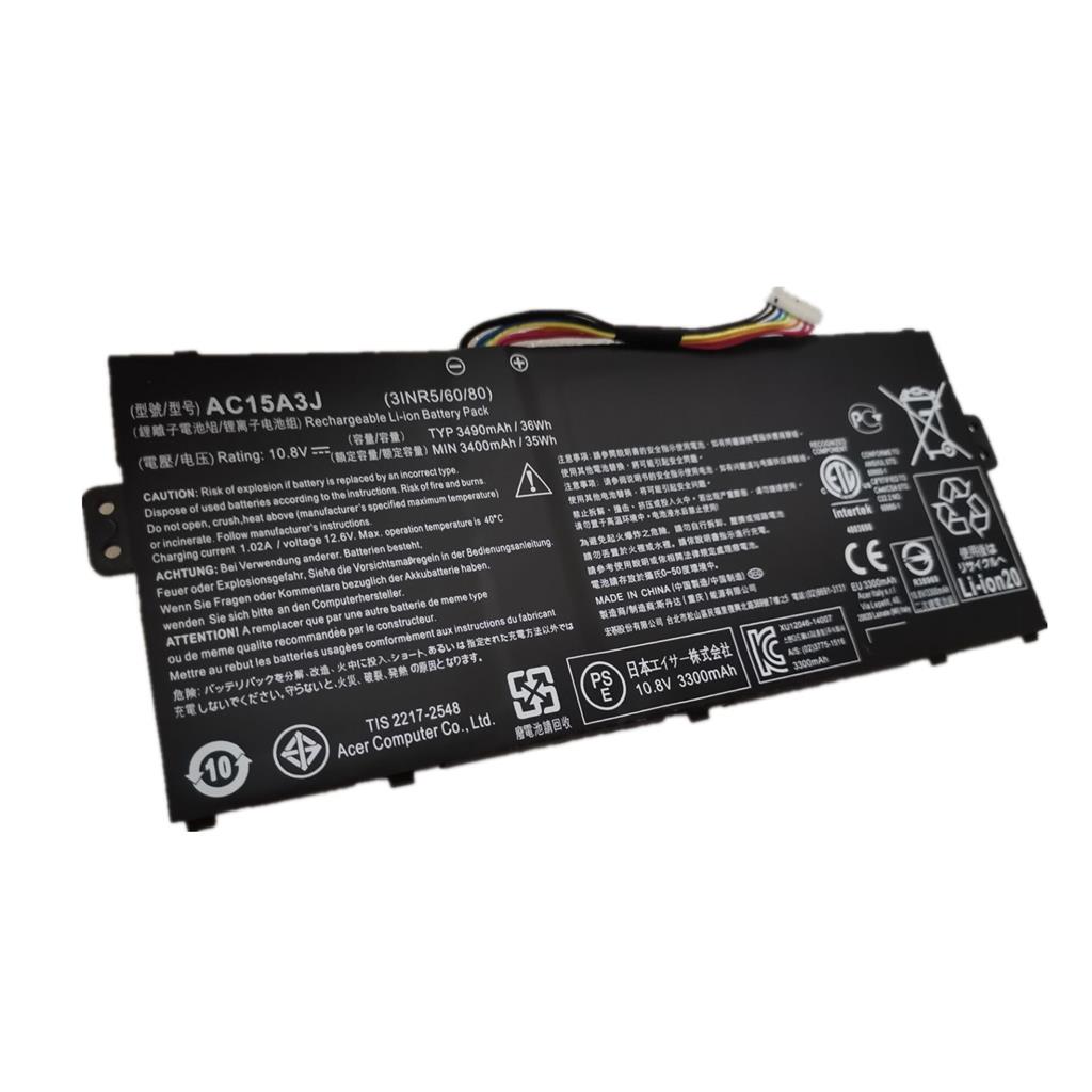 Notebook battery for Acer Chromebook R11 C738T, AC15A3J