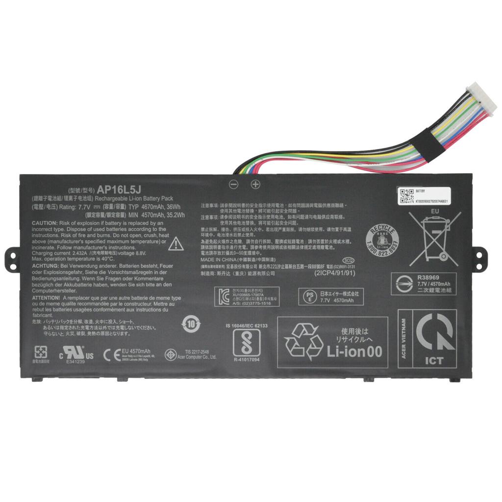 Notebook battery for Acer Swift 5 SF514-52T SF514-53T Series AP16L5J 7.4V 32Wh