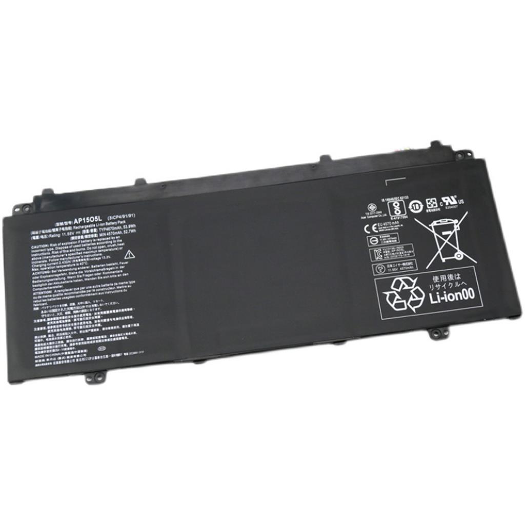 Notebook battery for Acer Spin 5 SP513-52N AP15O5L 11.55V 52.7Wh