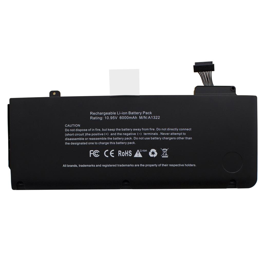 "Notebook battery A1322 for Apple MacBook Pro 13"" A1278, 2009-2012 10.95V 5880mAh"