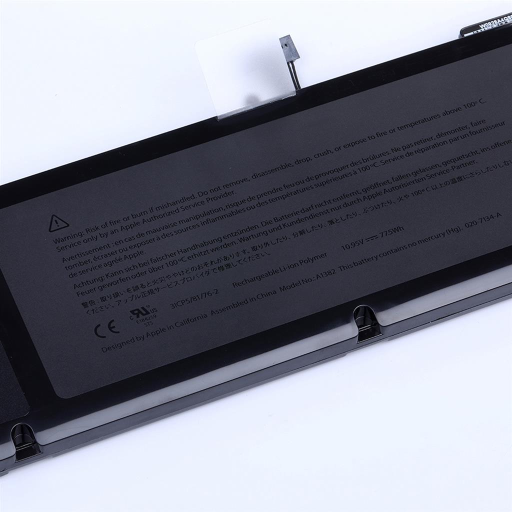 Notebook battery A1382 for Apple MacBook Pro 15" A1286, 2011-2012 11.1V 6900mAh