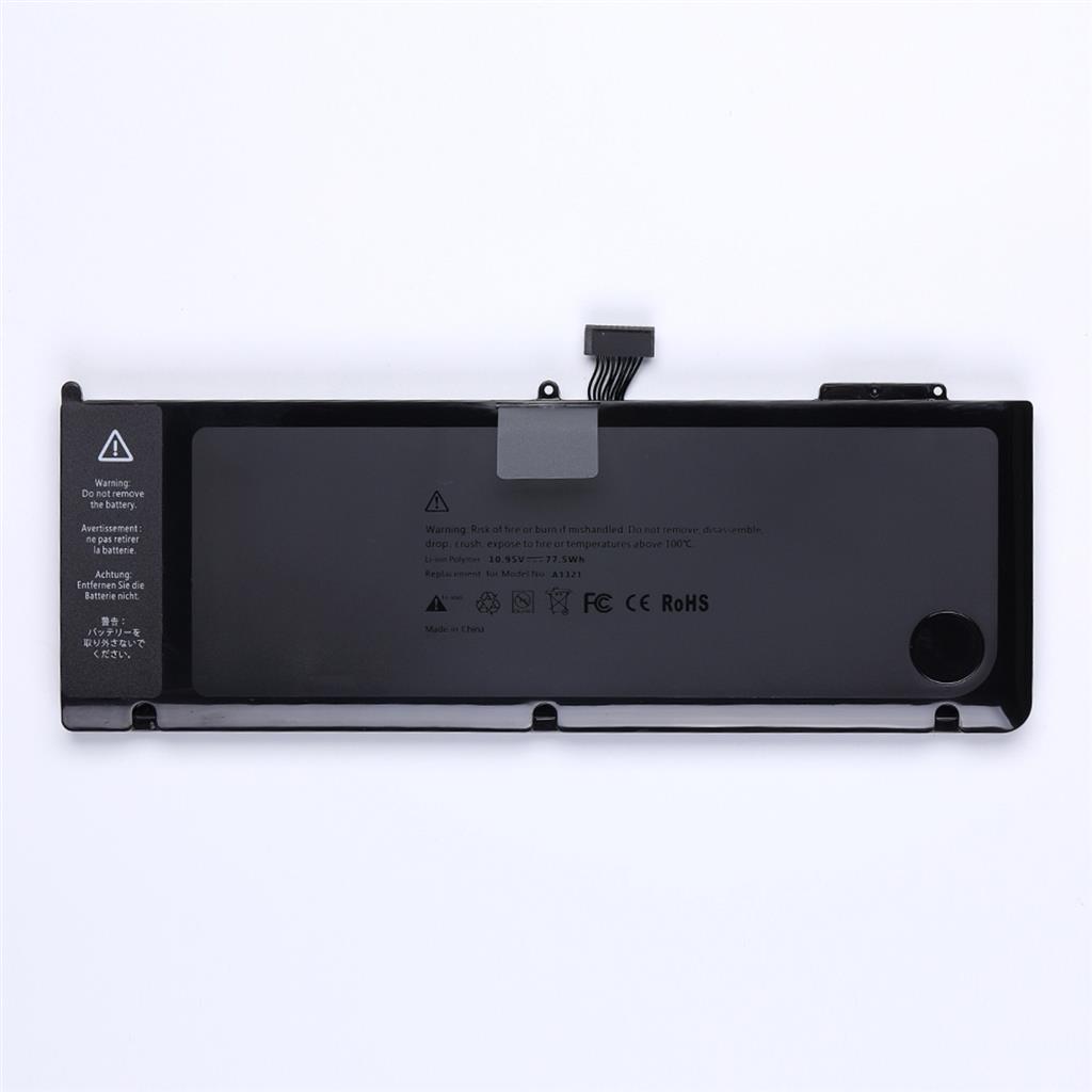 Notebook battery A1321 for Apple MacBook Pro 15" A1286, 2009-2010 10.95V 77.5Wh