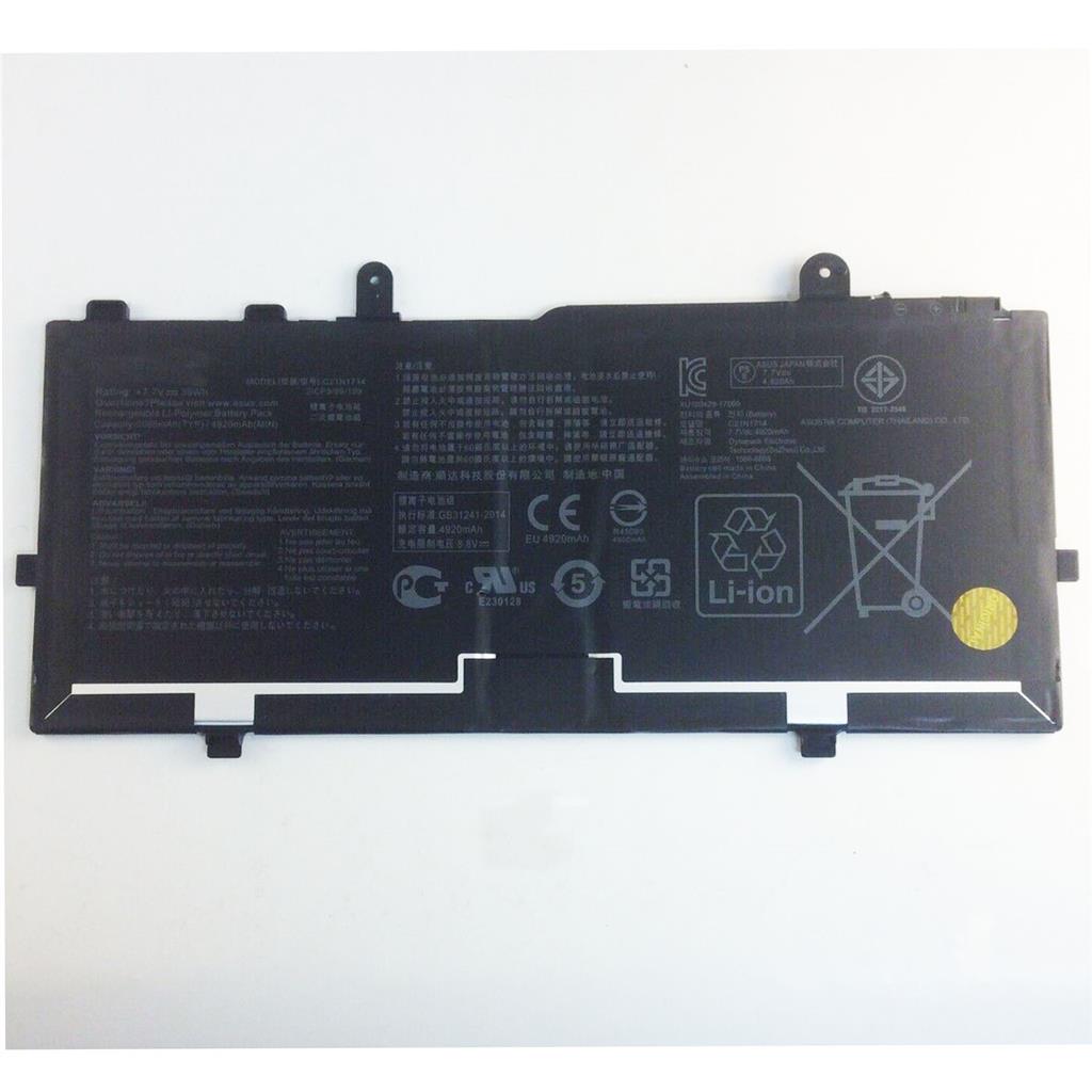 Notebook battery for Asus VivoBook Flip TP401 TP401CA C21N1714 7.7V 39Wh