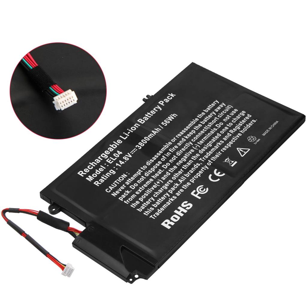 Notebook battery for HP Envy TouchSmart 4-1000 series 14.8V 3500mAh