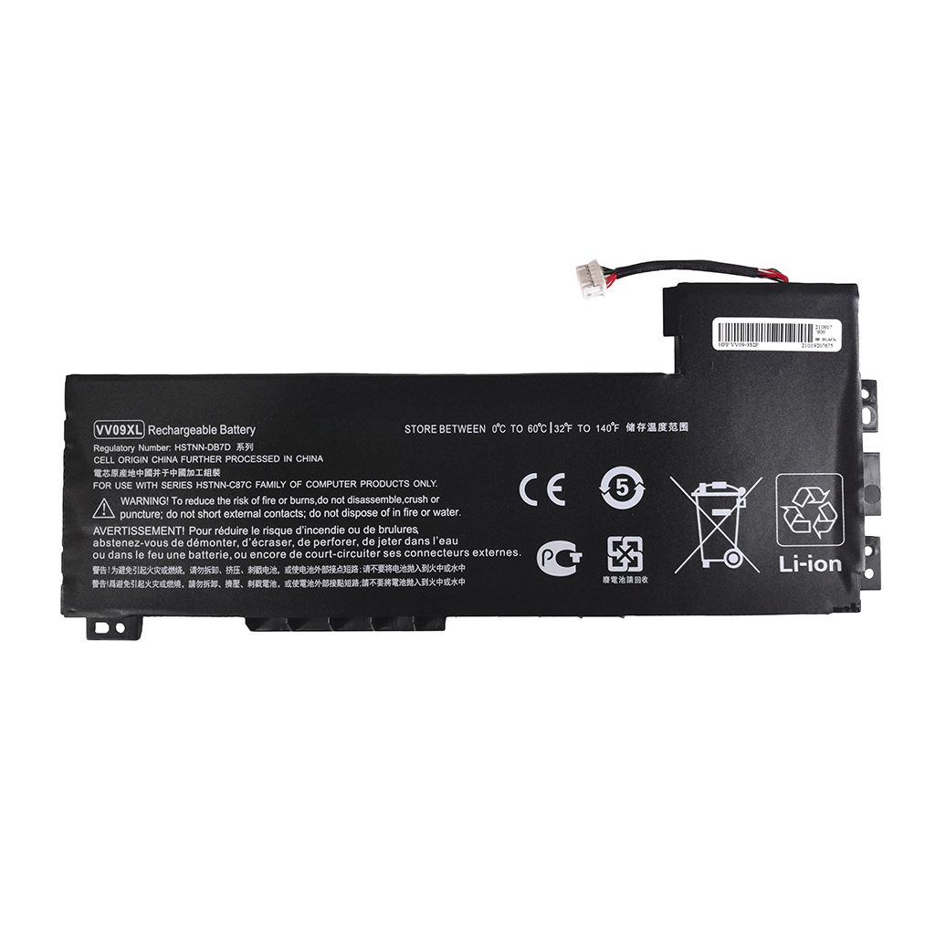 Notebook battery for HP ZBook 15 G3 G4 VV09XL 11.4V 64WH