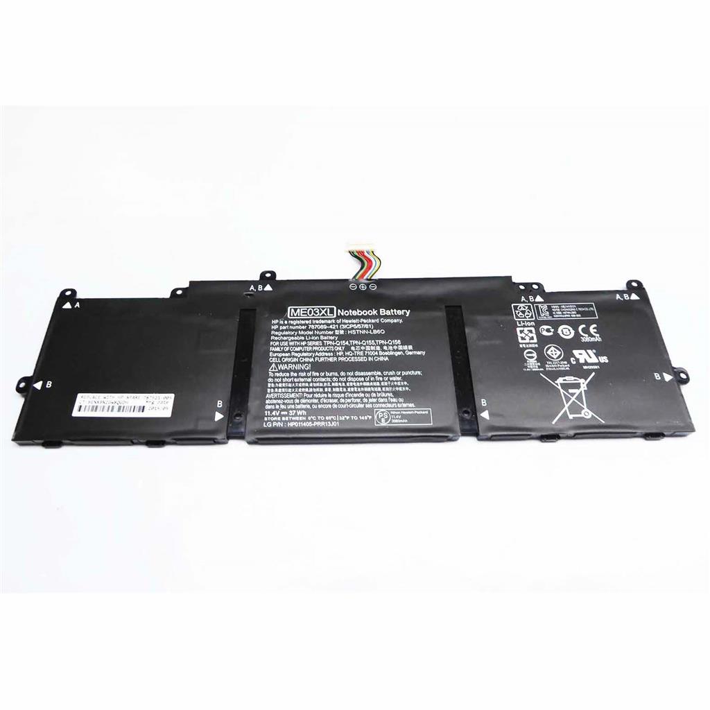 Notebook battery for HP Stream 11-D 13-C ME03XL 11.4V 3200mAh