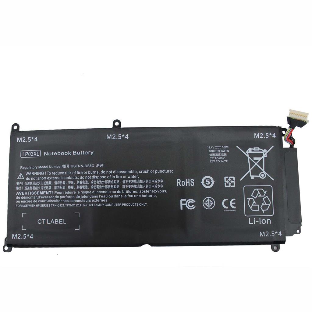 Notebook battery for HP Envy 14-j000 15-ae000 m6-p000  11.4V 55Wh