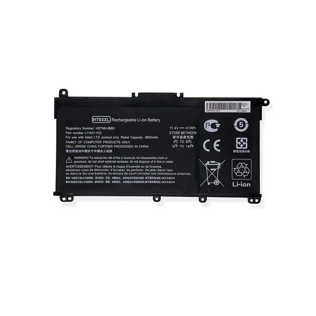 Notebook battery for HP Pavilion 14-CE 15-DA Series HT03XL 11.4V 3400mAh