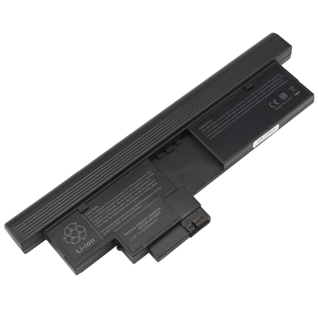 Notebook battery for Lenovo ThinkPad tablet X200 X200t series 8cell 14.4V 4400mAh