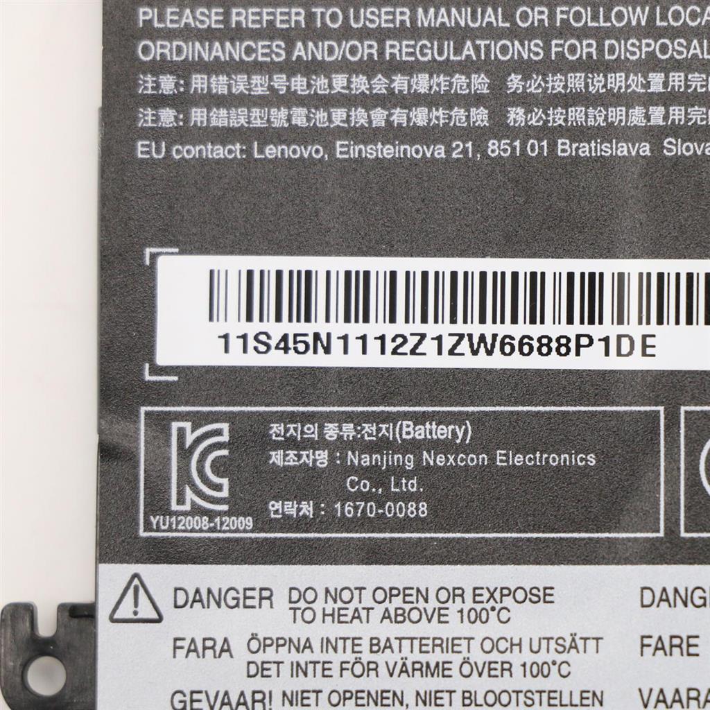 Notebook battery for Lenovo ThinkPad T440 T440S X240S Seires 11.1V 2090mAh 45N1110 internal battery