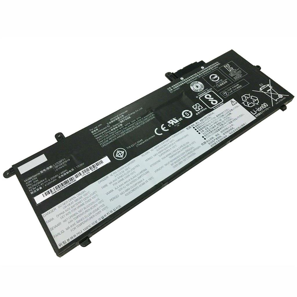 Notebook battery for Lenovo ThinkPad X280 series L17M6P71  11.4V 3900mAh 48Wh