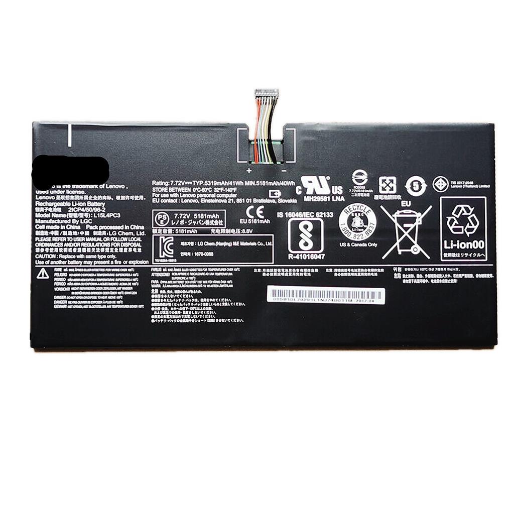 Notebook battery for Lenovo MIIX 720-12IKB series L15L4PC3