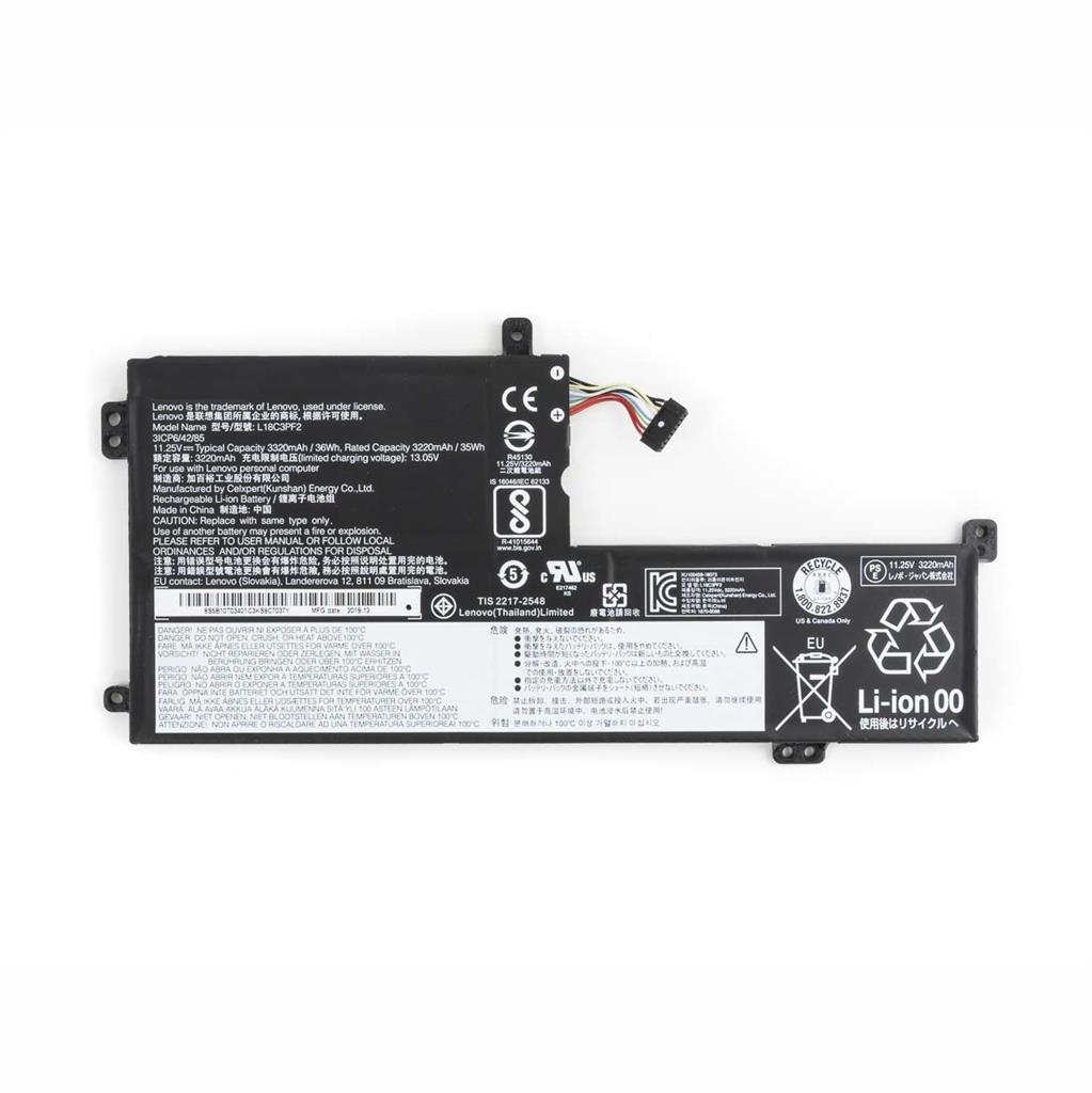 Notebook battery for Lenovo Ideapad L340-15API Series L18C3PF2 11.25V 36Wh