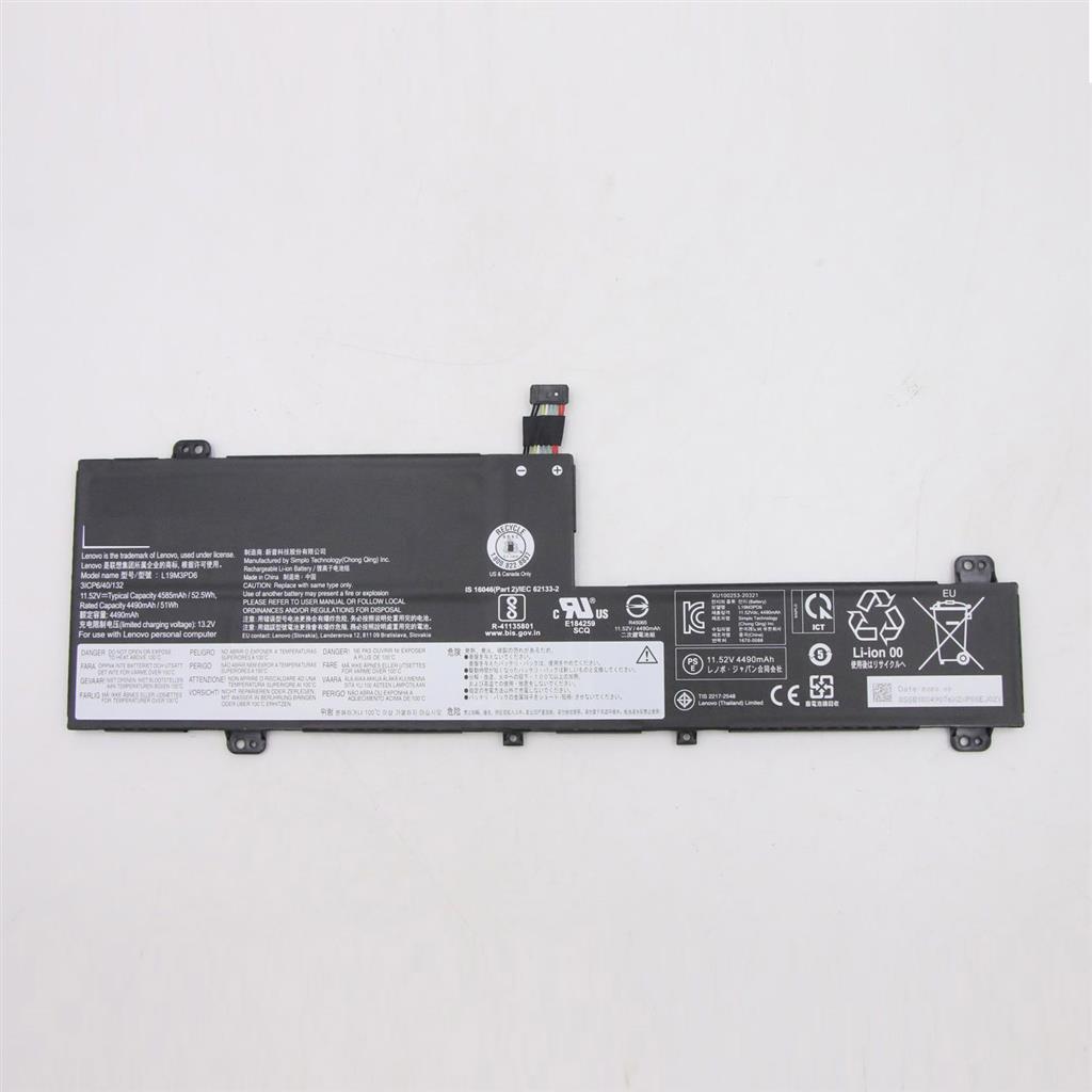 Notebook battery for Lenovo IdeaPad Flex 5-15IIL05 5-14IIL05 5-14ARE05 L19L3PD6 11.52V 52.5Wh